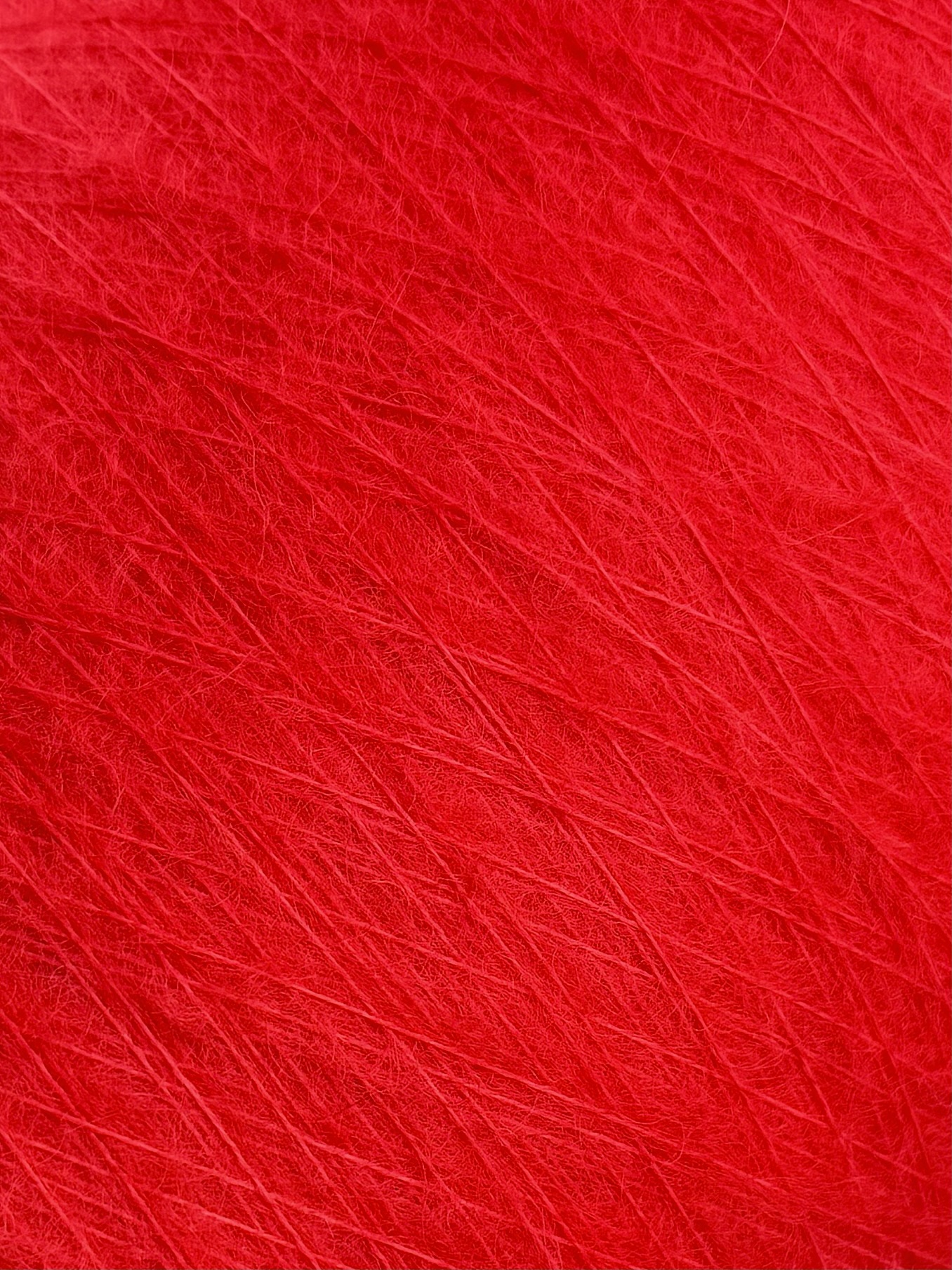 Kid Mohair mit Nylon 1500 m / 100 g – Outlet – Leuchtend Rot